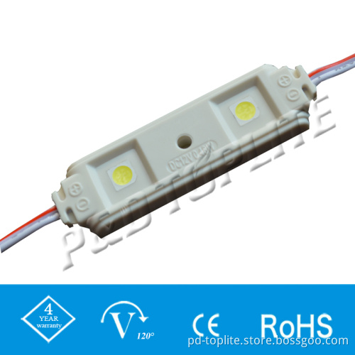 CE UL 2PCS SMD 5050 0.48W IP65 Injection Waterproof LED Module (48*15mm)